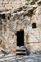 entrance to an ancient home in Jerusalem 
