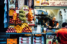 food vendor in Jerusalem 