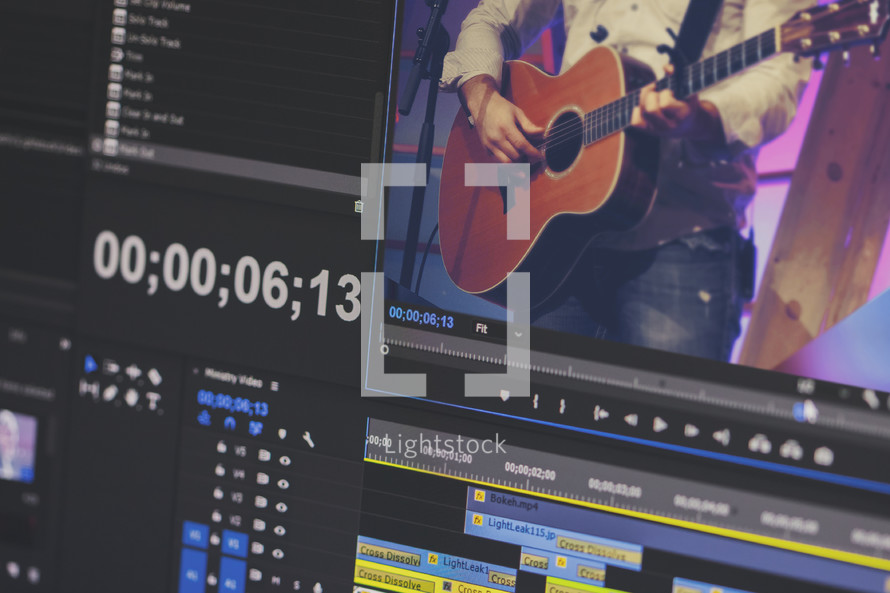 Church video editing and production screenshot