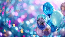  Colorful Balloons with Bokeh Background