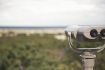 view finder scope on a beach 