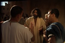 Jesus in Temple Courts