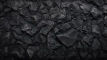 Black rocky texture background. 