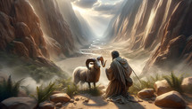 Abraham and the ram