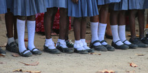 school girls feet 
