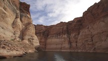 Lake Powell Antelope Canyon Scenic Boat Tour Through Waterways the Narrow, Colorful, and Sculpted Geology of Rocks in Page Arizona
