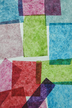 colored tissue paper abstract background 