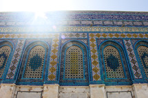 Dome of the Rock tiles in Jerusalem 