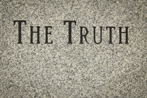 the truth etched in stone