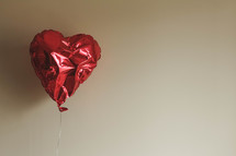 heart shaped helium balloon 