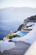pool along the shore of Greece 