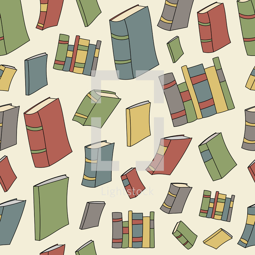 Books pattern 
