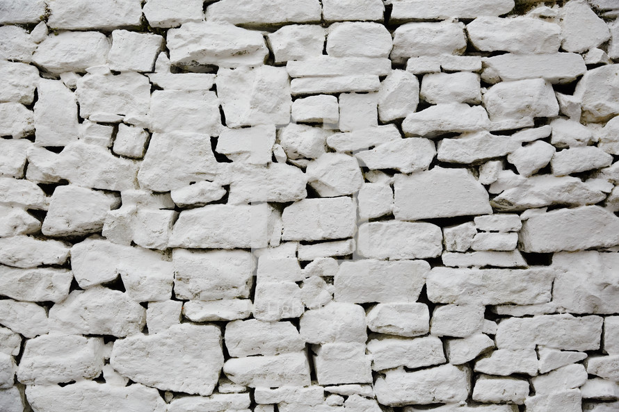 white stacked stone background 