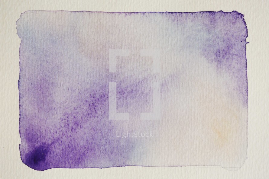 purple square watercolor 