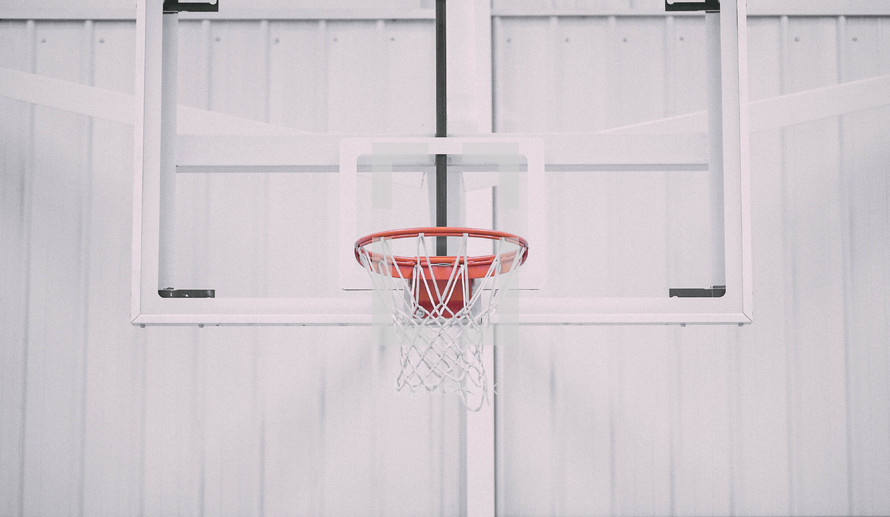 a basketball hoop 