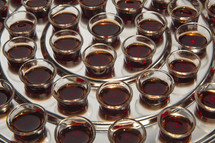 communion wine tray 