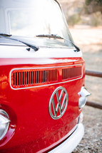 red Volkswagen Van 