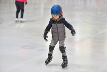 child ice skating 
