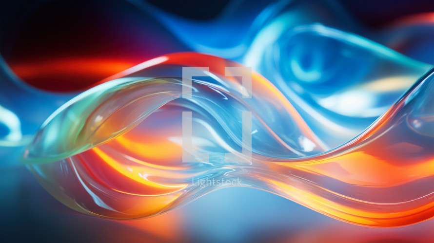 Abstract bright background with differents colorful shapes.