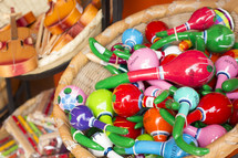 Colorful Toys in a Mexican Souvenir Shop