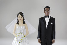 multiracial cake toppers. 