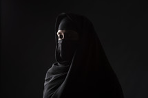 Arab woman in a niqab