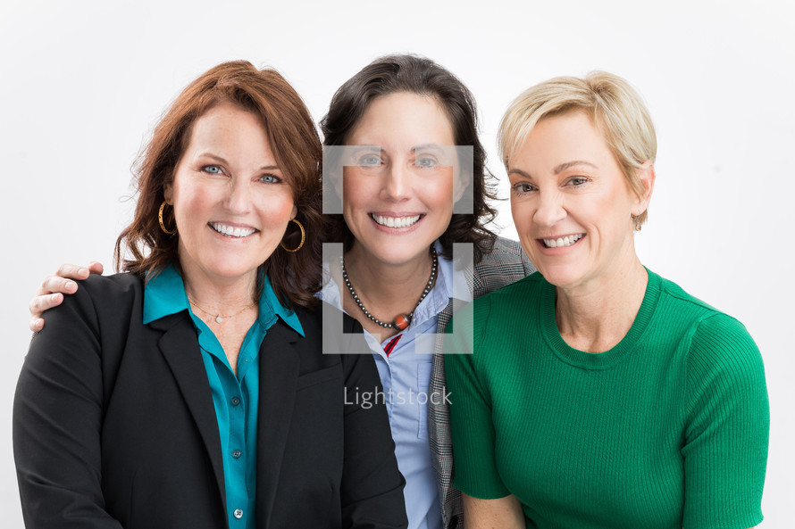 portrait of three women 