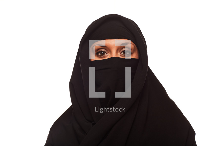 portrait of a Muslim woman 