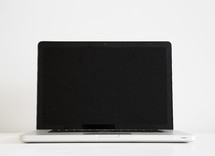 blank laptop computer screen. 