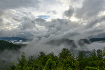 Changing weather patterns, Great Smoky Mountains Natioal Park, Cataloochee Valley region