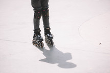 person with skates, Roller skating