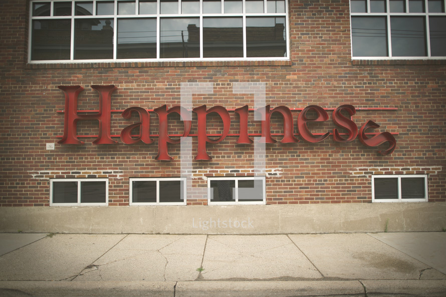 Happiness sign 