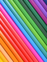 rainbow colored pencils 