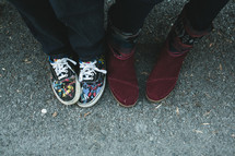 couples feet 