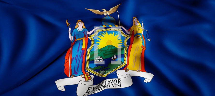 state flag of New York 