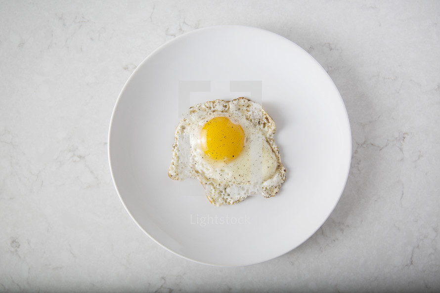 fried eggs on a plate 