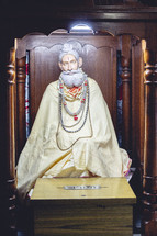 Altar of a Hindu god in India.