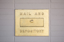mail and depository drop box