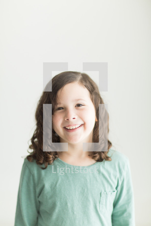portrait of a smiling child 