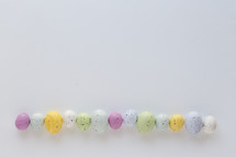 candy Easter eggs border 