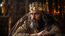 A Royal king from the bible in the linage of Jesus.
