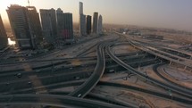 Traffic on Dubai highway Streets
