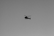 helicopter in the sky 