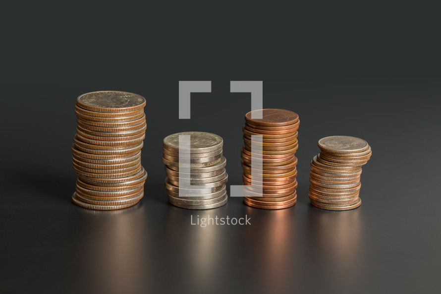 stack of coins 