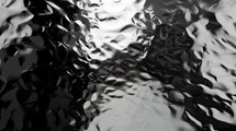 A rippled chrome texture, with bumps. 