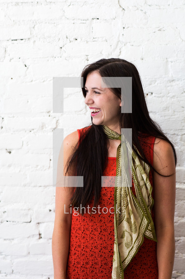 laughing young woman 