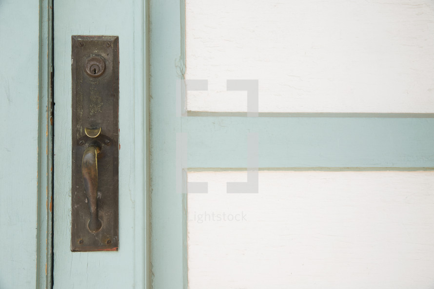an old door handle 