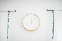 clock on a wall 