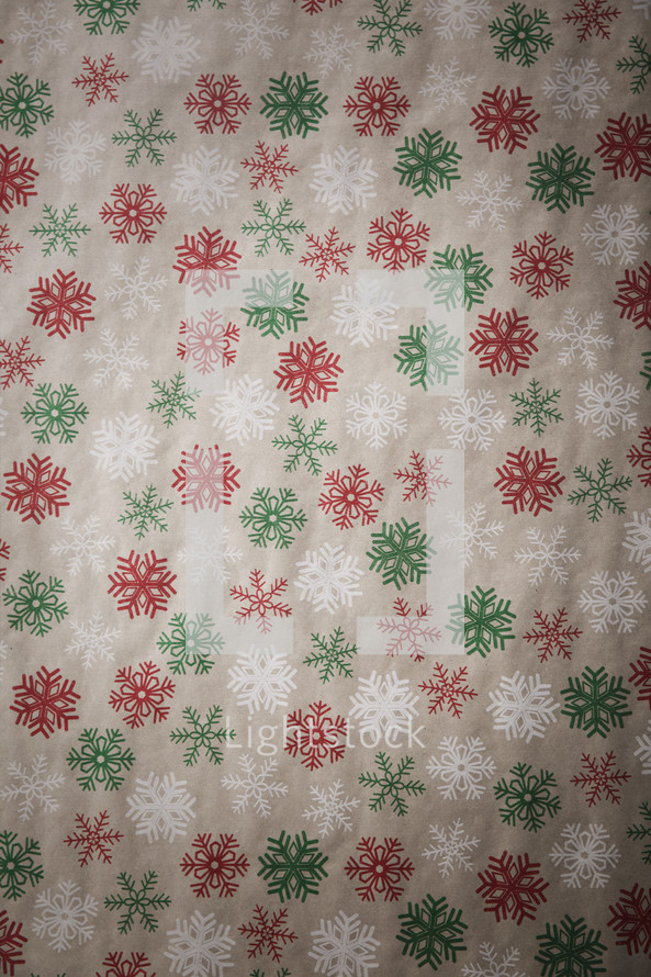 Christmas wrapping paper.