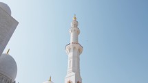 White minaret under sunny day 